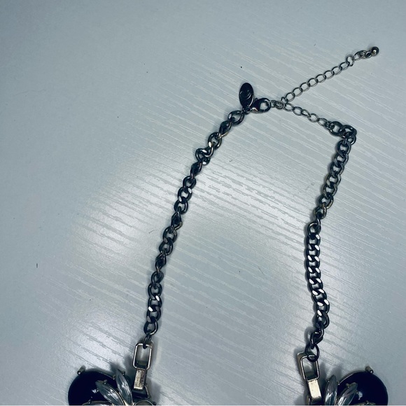 Charming Charlie Women's Gold, Purple & Blue Statement Necklace Trio Set Jewelry - Picture 9 of 12